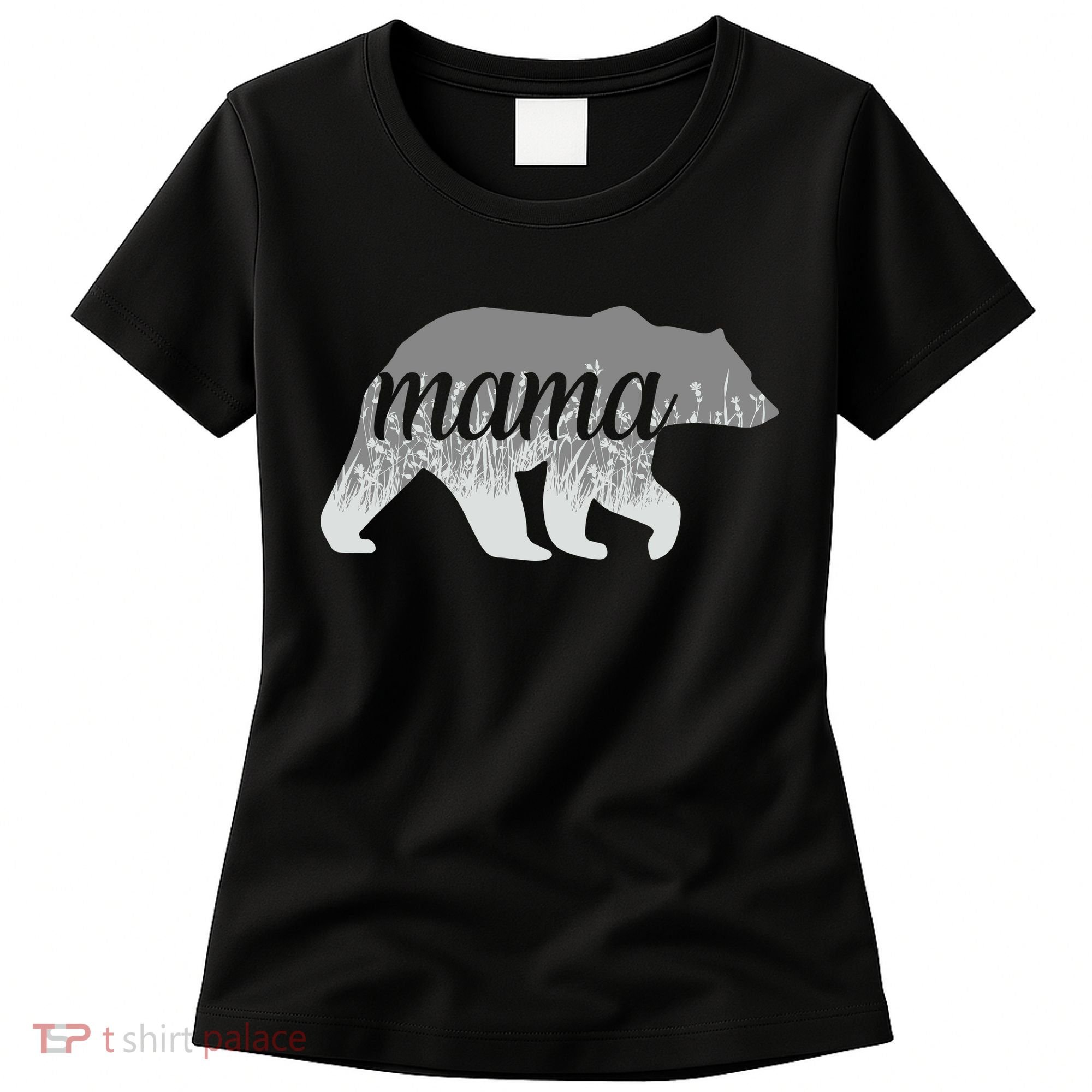 Mama Bear Floral Logo Women's T-Shirt