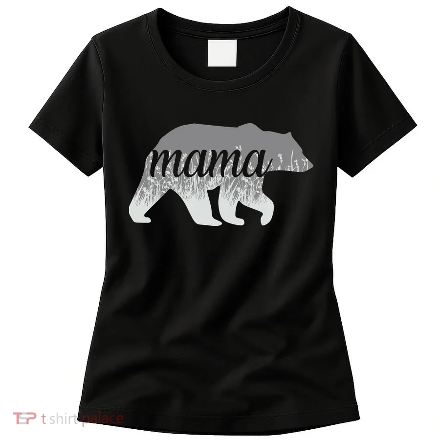 Mama Bear Floral Logo Women's T-Shirt