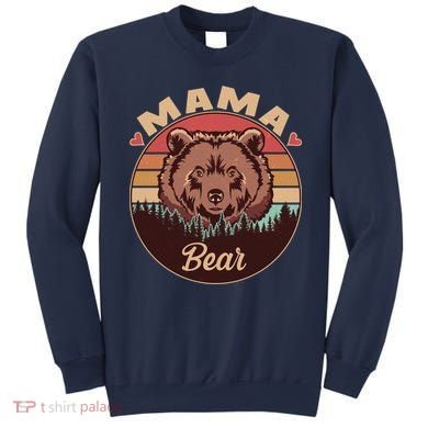 Mama Bear Vintage Bear Emblem Sweatshirt