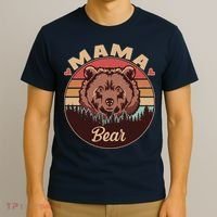 Mama Bear Vintage Bear Emblem T-Shirt thumb 3