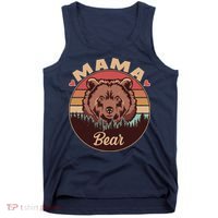 Mama Bear Vintage Bear Emblem Tank Top thumb 0