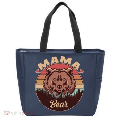 Mama Bear Vintage Bear Emblem Tote Bag