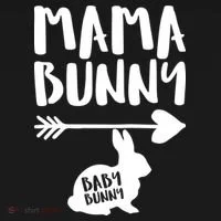 Mama Bunny Arrow Pregnancy Bucket Hat thumb 4