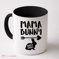 Mama Bunny Arrow Pregnancy Coffee Mug thumb 0