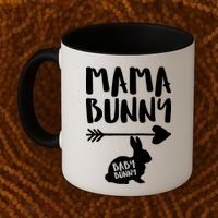 Mama Bunny Arrow Pregnancy Coffee Mug thumb 2