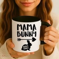 Mama Bunny Arrow Pregnancy Coffee Mug thumb 3