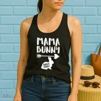 Mama Bunny Arrow Pregnancy Women's Tank Top thumb 2