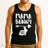Mama Bunny Arrow Pregnancy Tank Top thumb 3
