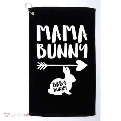 Mama Bunny Arrow Pregnancy Golf Towel