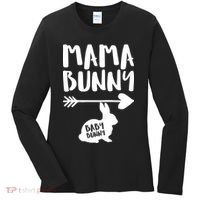 Mama Bunny Arrow Pregnancy Women's Long Sleeve Shirt thumb 0