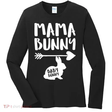 Mama Bunny Arrow Pregnancy Women's Long Sleeve Shirt