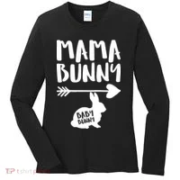 Mama Bunny Arrow Pregnancy Women's Long Sleeve Shirt thumb 0