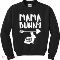 Mama Bunny Arrow Pregnancy Kids Sweatshirt thumb 0