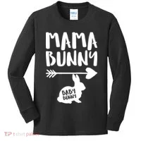Mama Bunny Arrow Pregnancy Kids Long Sleeve Shirt thumb 0