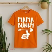 Mama Bunny Arrow Pregnancy T-Shirt thumb 2