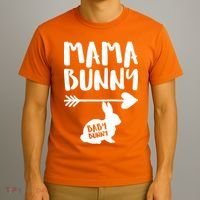 Mama Bunny Arrow Pregnancy T-Shirt thumb 3