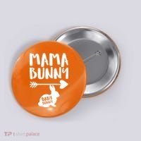 Mama Bunny Arrow Pregnancy Button thumb 0