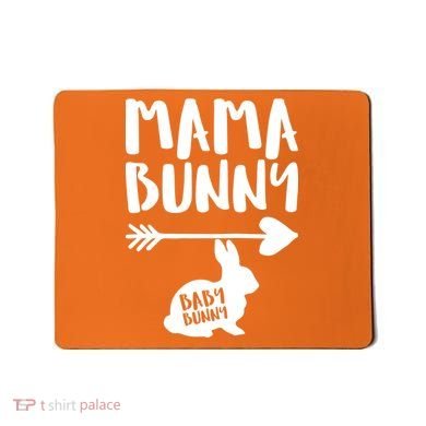Mama Bunny Arrow Pregnancy Mousepad