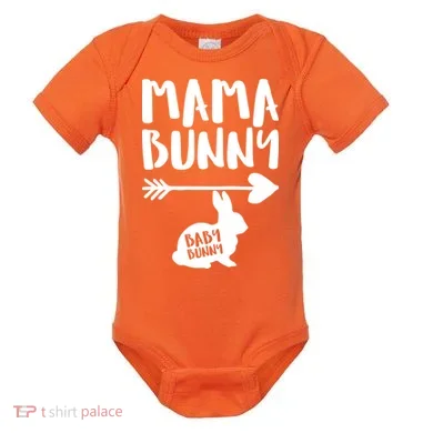 Mama Bunny Arrow Pregnancy Baby Bodysuit