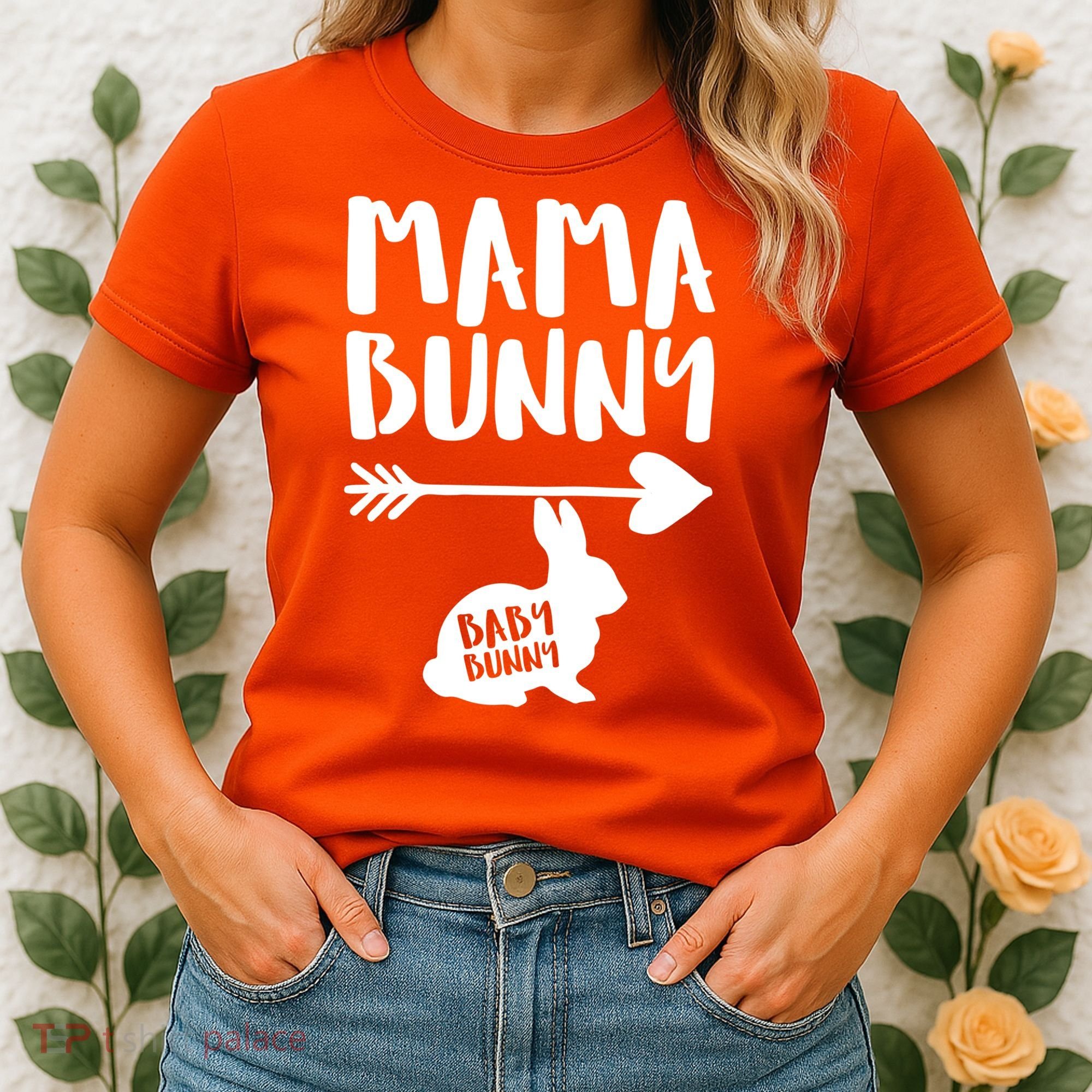 Mama Bunny Arrow Pregnancy Women's T-Shirt
