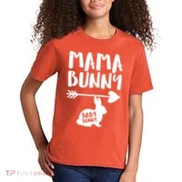 Mama Bunny Arrow Pregnancy Kids T-Shirt thumb 2