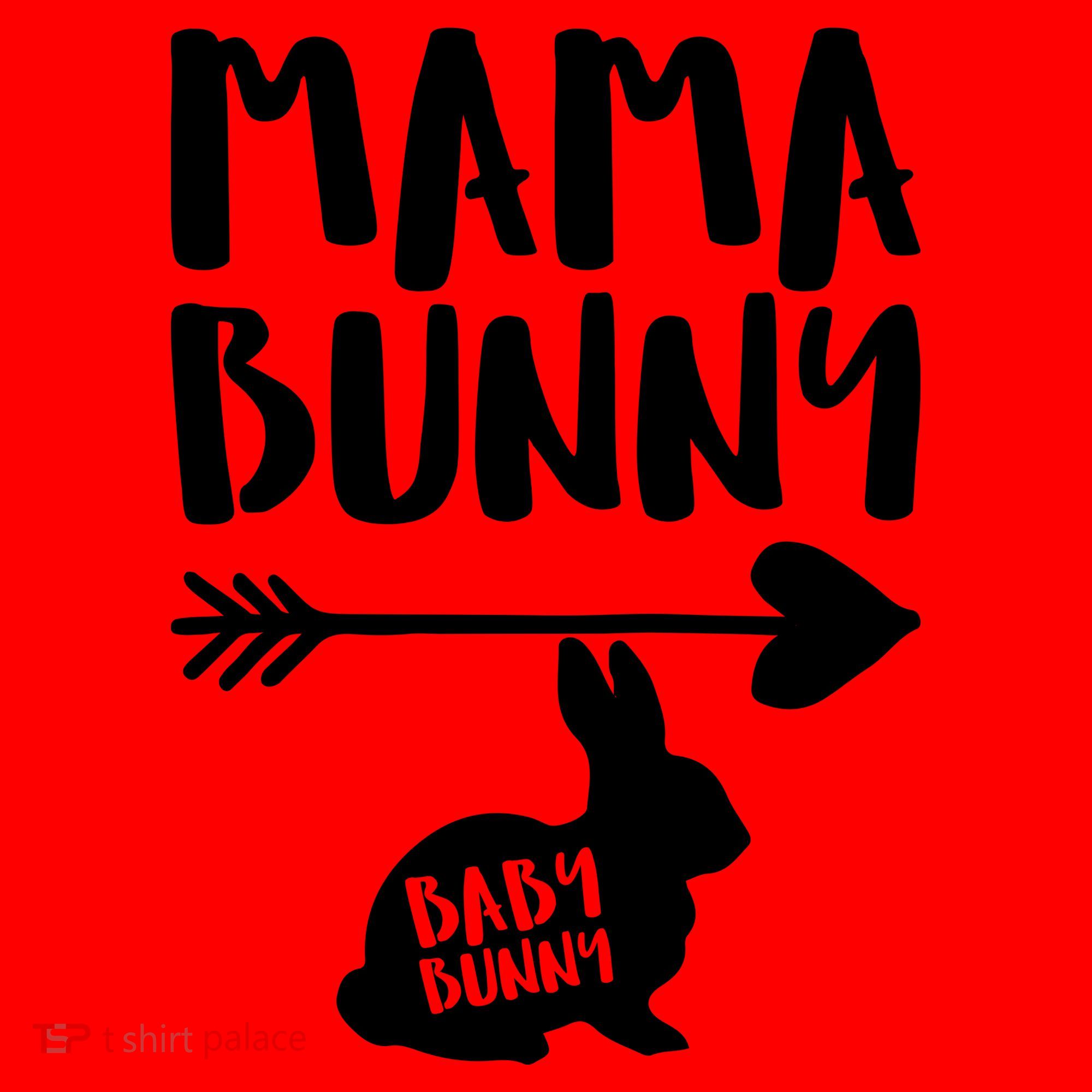 Mama Bunny Arrow Pregnancy Santa Hat