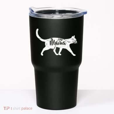 Mama Cat Mom Tumbler