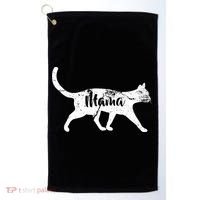 Mama Cat Mom Golf Towel thumb 0