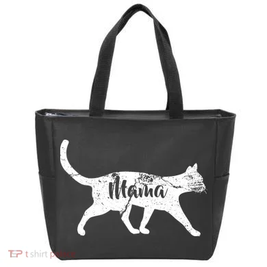 Mama Cat Mom Tote Bag