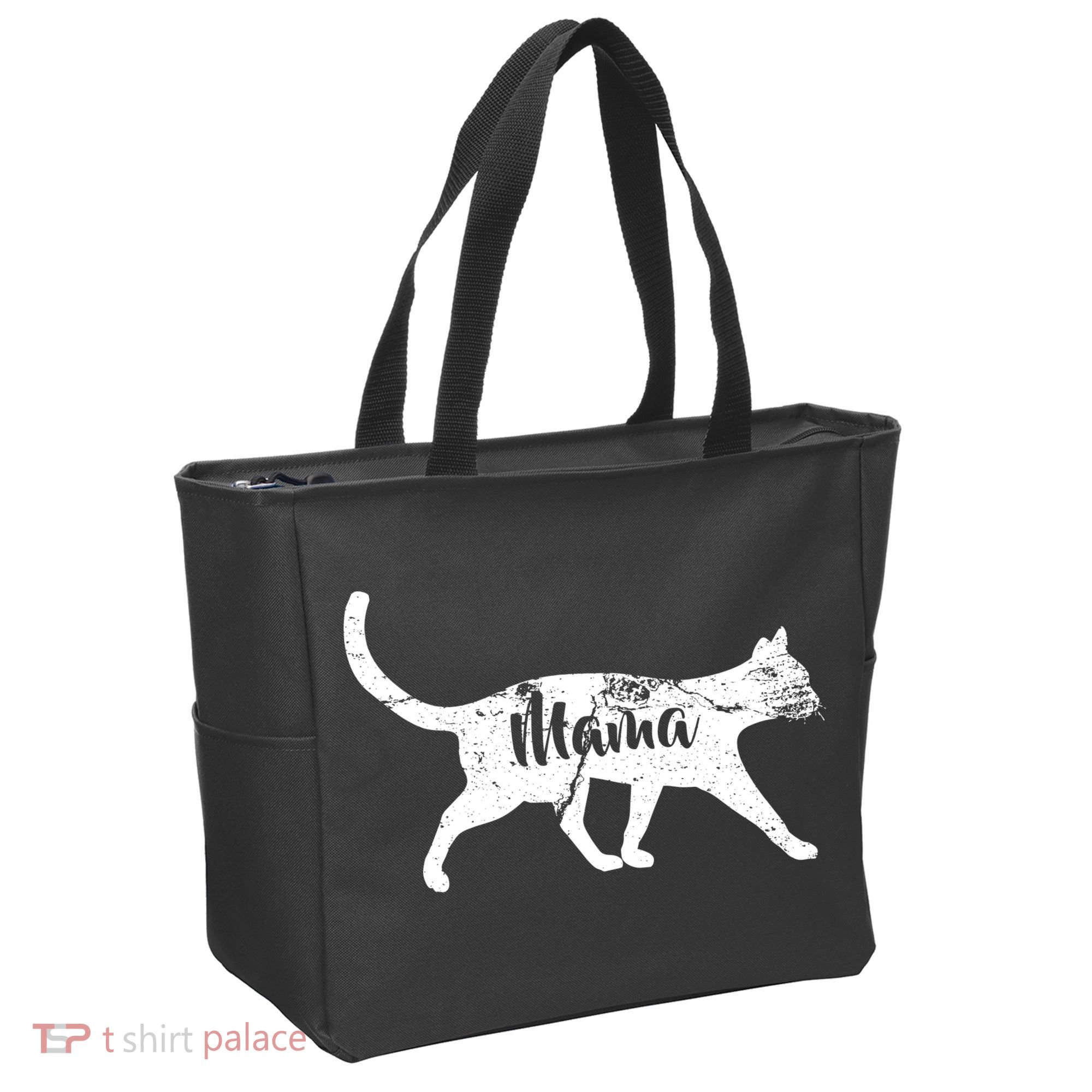 Mama Cat Mom Tote Bag