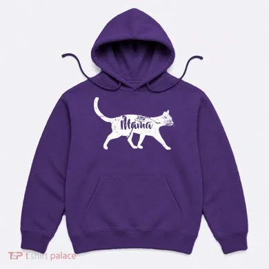 Mama Cat Mom Hoodie