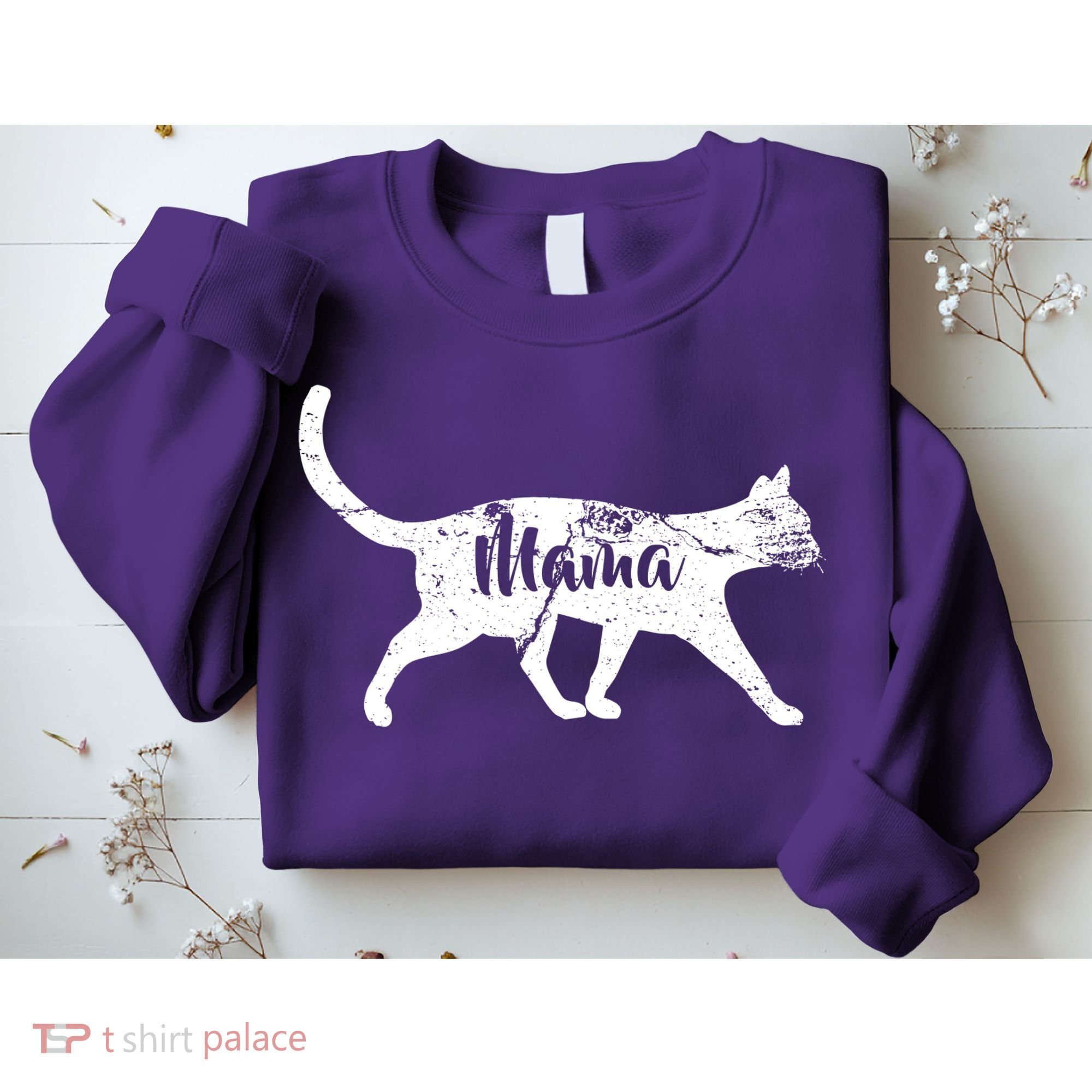 Mama Cat Mom Sweatshirt