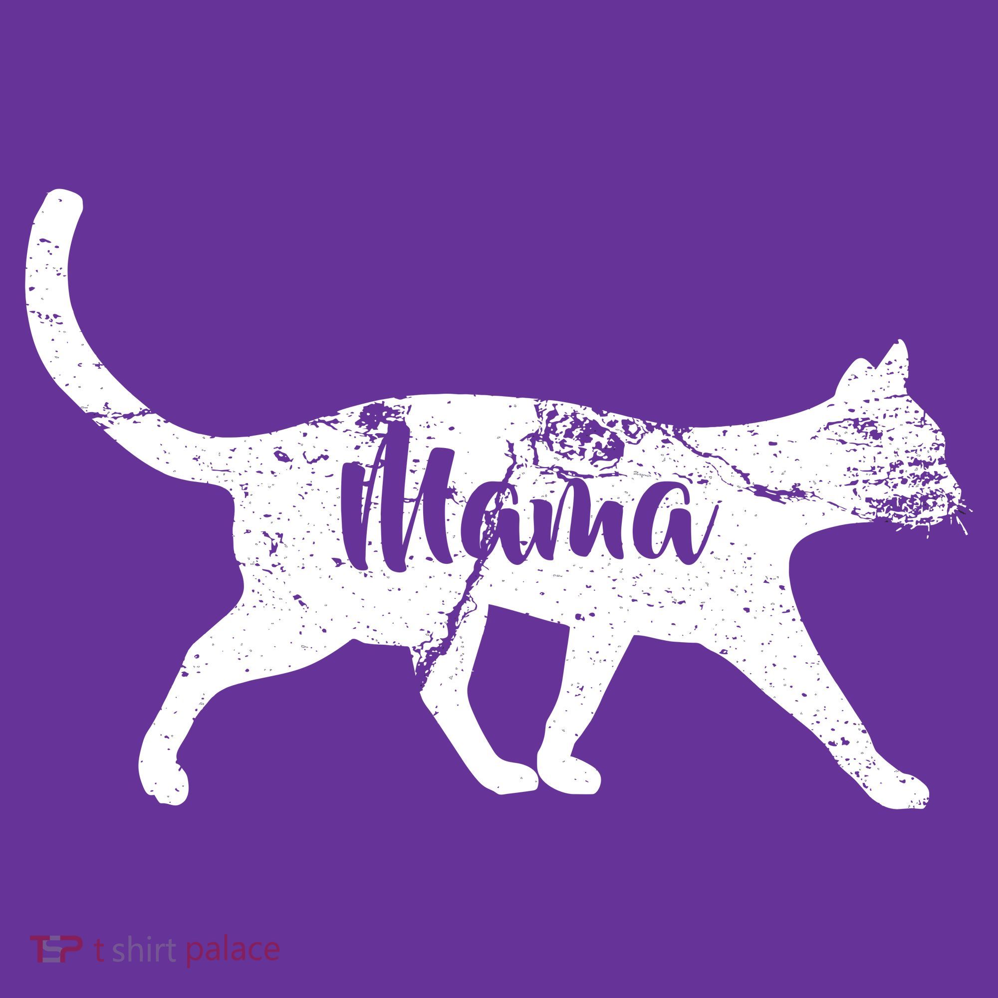 Mama Cat Mom Button