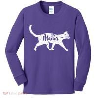 Mama Cat Mom Kids Long Sleeve Shirt thumb 0