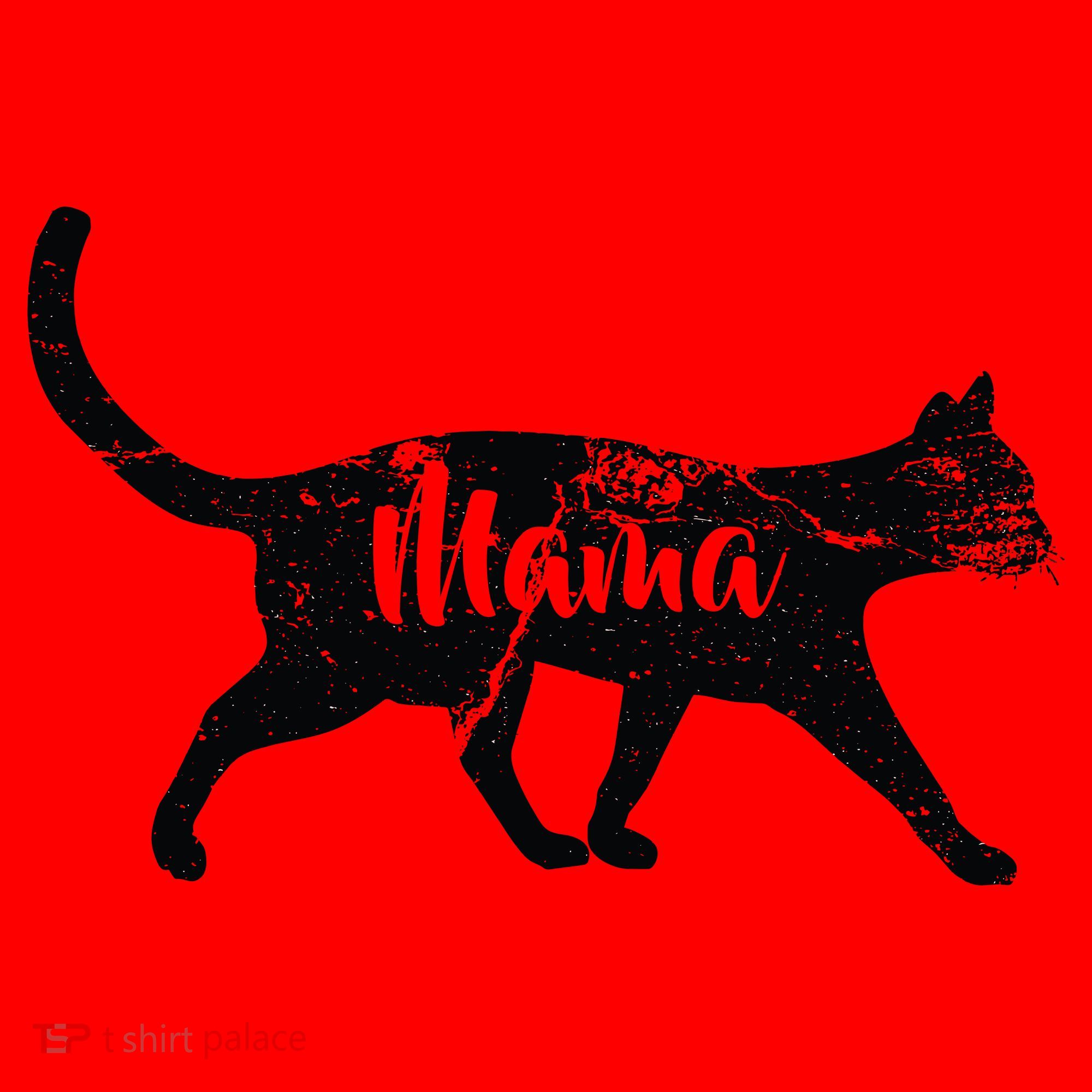 Mama Cat Mom Santa Hat