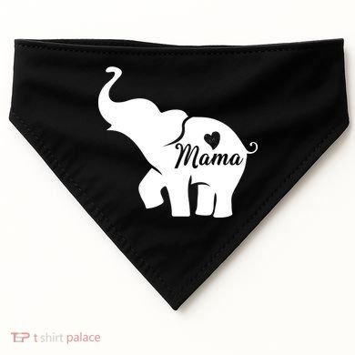 Mama Elephant  USA-Made Doggie Bandana