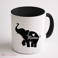 Mama Elephant  Coffee Mug thumb 1