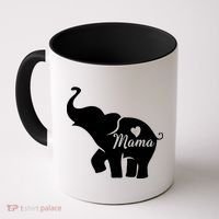 Mama Elephant  Coffee Mug thumb 0