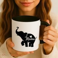 Mama Elephant  Coffee Mug thumb 3