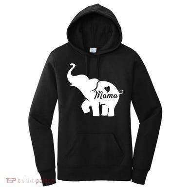 Mama Elephant  Women's Hoodie