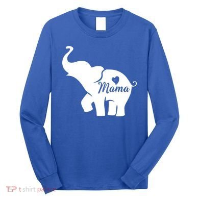 Mama Elephant  Long Sleeve Shirt