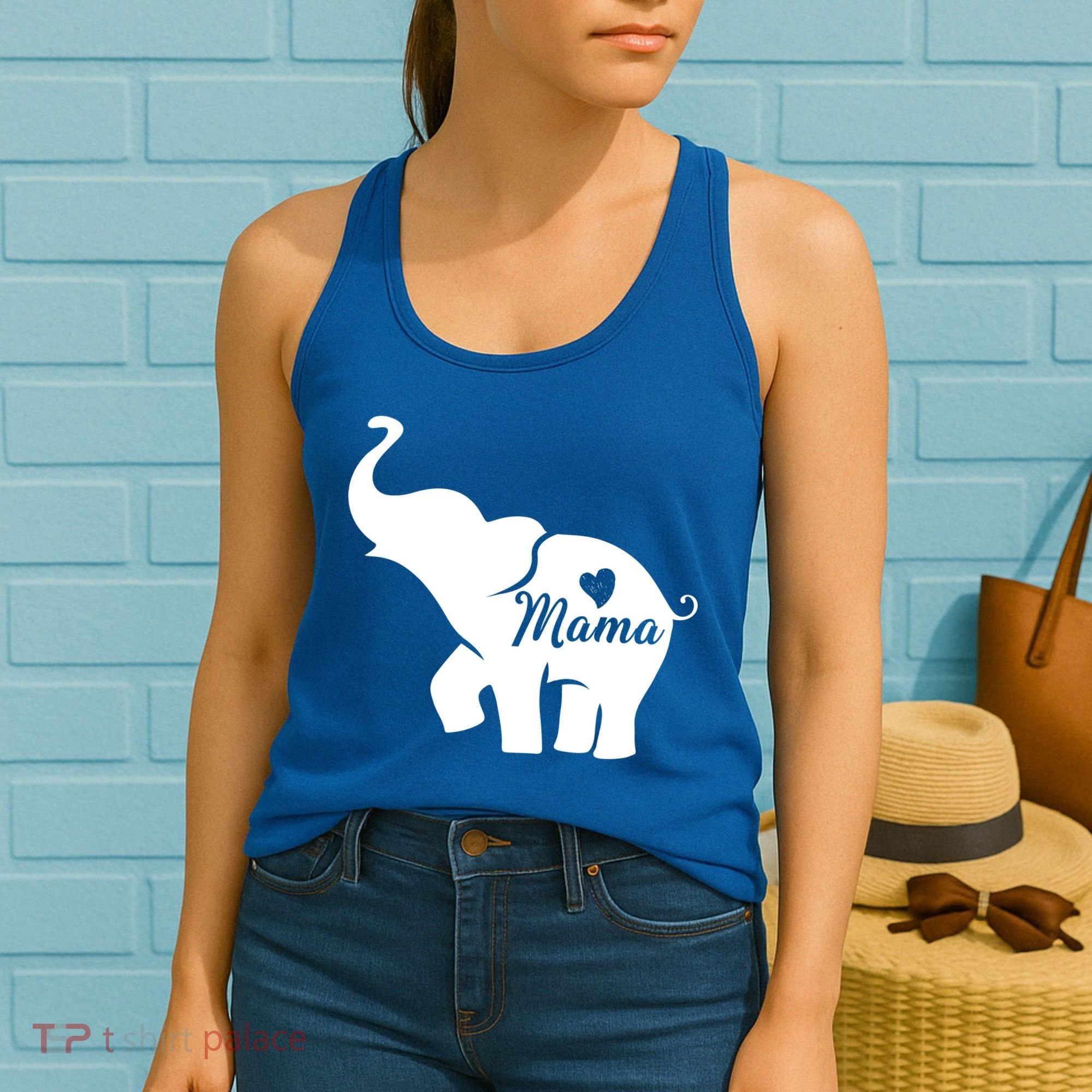 Mama Elephant  Women's Tank Top