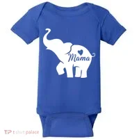 Mama Elephant  Baby Bodysuit thumb 0