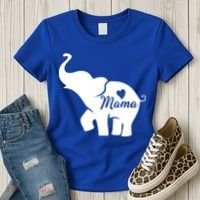 Mama Elephant  Women's T-Shirt thumb 3