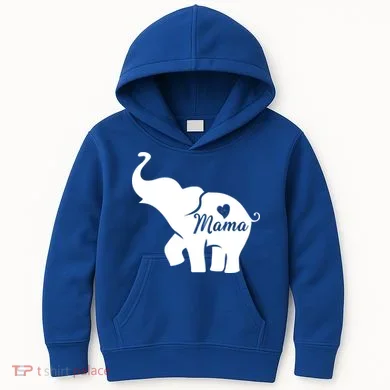 Mama Elephant Kids Hoodie