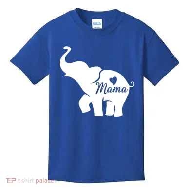 Mama Elephant  Kids T-Shirt