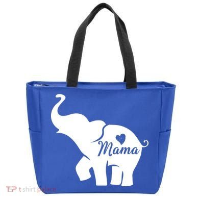Mama Elephant  Tote Bag