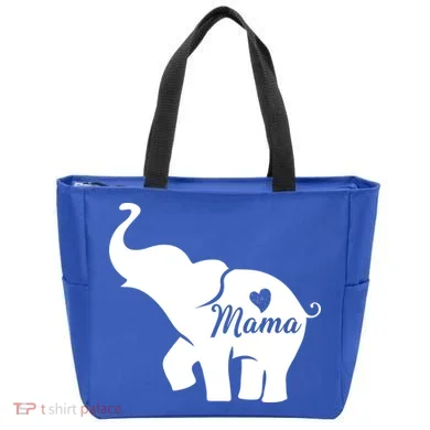 Mama Elephant  Tote Bag