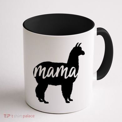 Mama Lama Coffee Mug back