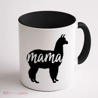 Mama Lama Coffee Mug back